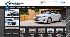 Desktop Screenshot of merhimotors.com